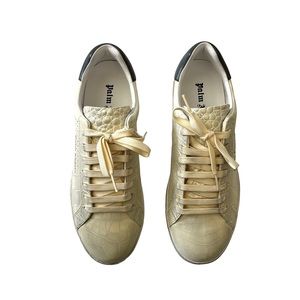 NEW Palm Angels size 39 Croc-effect leather sneakers Unisex
